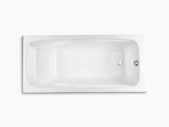 Kohler Repos 1.8m Drop-In Cast Iron Bath K-18236T-0