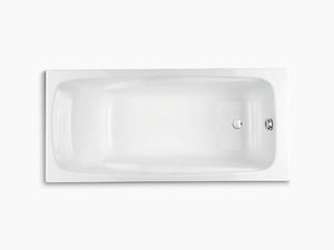 Kohler Repos 1.8m Drop-In Cast Iron Bath K-18236T-0