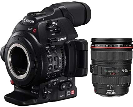 Used Canon EOS C100 Mark II Cinema EOS Camera with EF 24-105mm