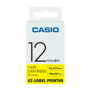 Casio XR 12YW1 CG71 Color Tape for Asset Labelling