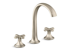 Kohler Sink Faucet Arch Spout Cross Handles Script by Kallista P25007-CR-BV