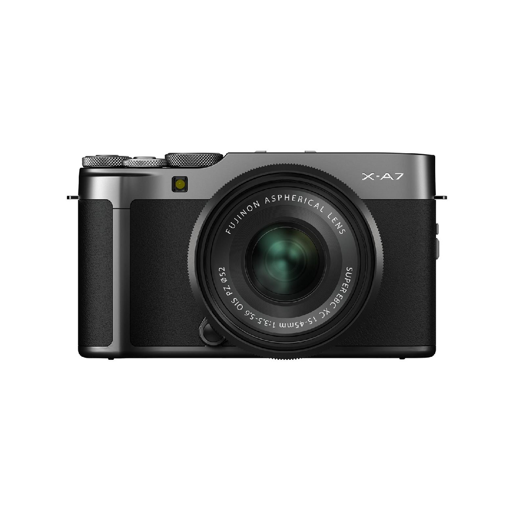 फुजीफिल्म एक्स ए7 मिररलेस डिजिटल कैमरा डार्क सिल्वर
