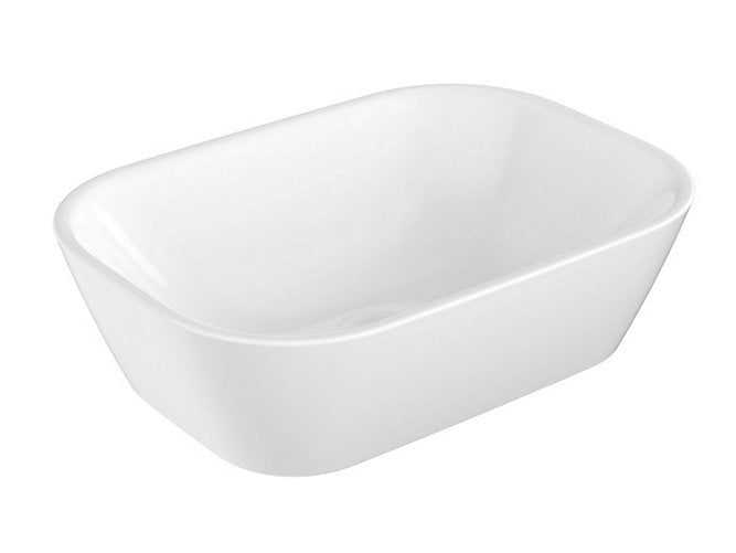 Kohler Span Square Table Top Square Wash Basin in White K-31459IN-0