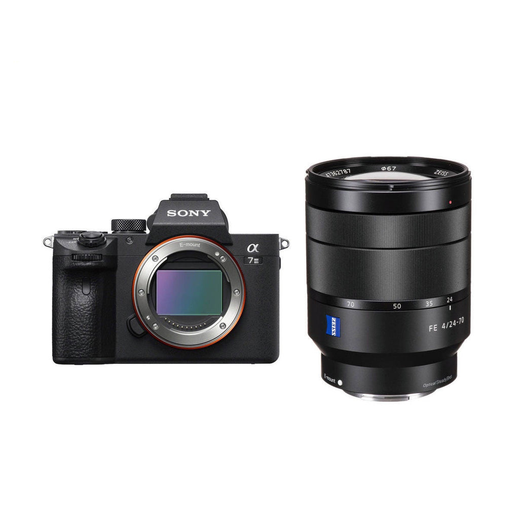 Sony Alpha A7 III ILCE-7M3K मिररलेस डिजिटल कैमरा 24 70mm F4 लेंस के साथ