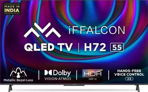 Open Box Unused iFFALCON by TCL H72 139 cm 55 Inch QLED Ultra HD 4K Smart Android TV