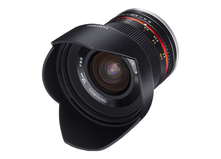 Samyang MF 12mm F2.0 NCS CS Canon M Manual Focus lens