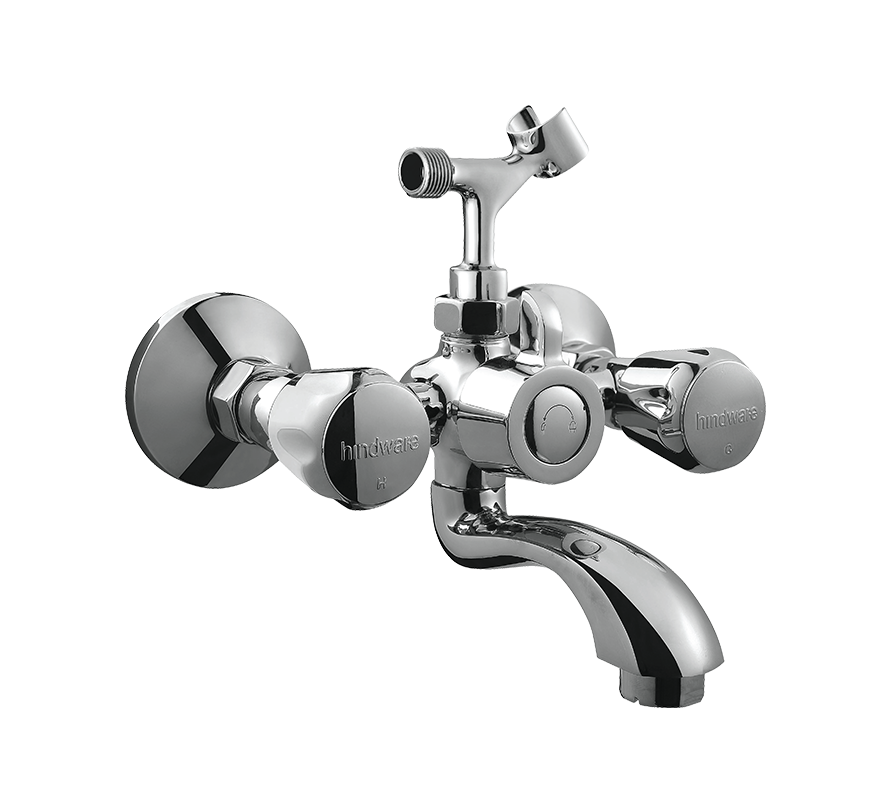 Hindware Contessa Plus Wall Mixer With Hand Shower Arrangement (F330018)