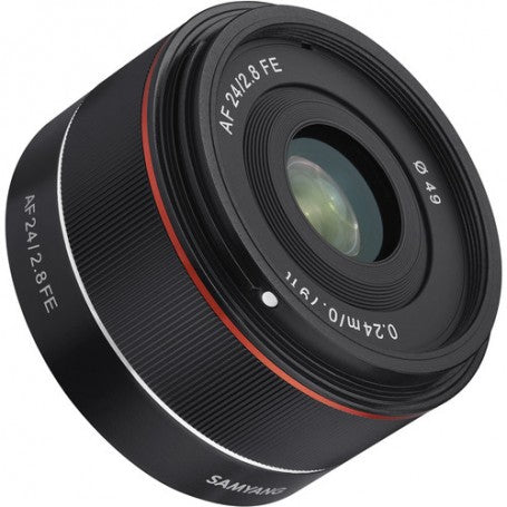 Sony E Syio24af E के लिए सैमयांग एएफ 24mm F 2.8 Fe लेंस