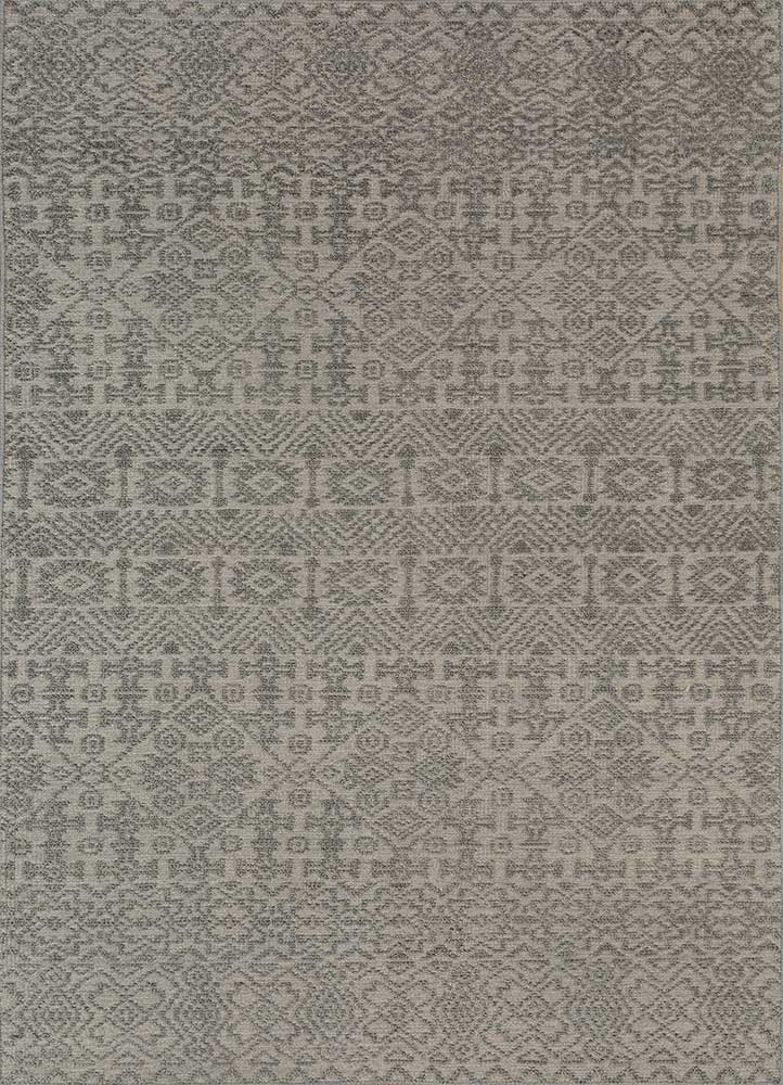 Jaipur Rugs Eden Wool Material Hand Knotted Weaving 5x8 ft Spa Blue
