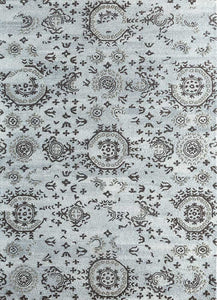 Jaipur Rugs Kilan Wool And Viscose Material Soft Texture 5x8 ft Silver Sea Moss