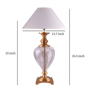 Detec Metal & Glass Table Lamp