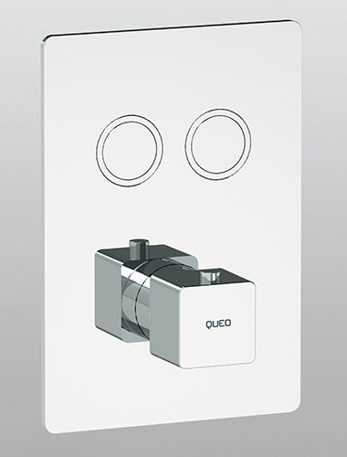 Queo Smart Control 2 way built-in thermostat-Square