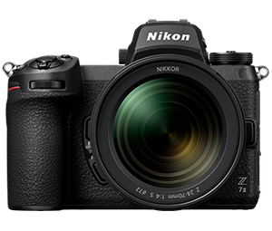 विनिमेय लेंस के समर्थन के साथ Nikon Z 7II डिजिटल कैमरा