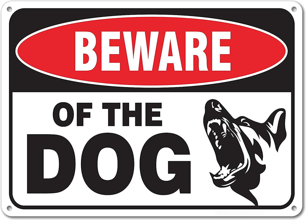 Detec™ 16x24 Inch Beware Of The Dog Sign board
