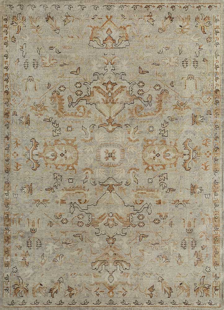 Jaipur Rugs Eden Wool Material Hand Knotted Weaving 8x10 ft Medium Taupe