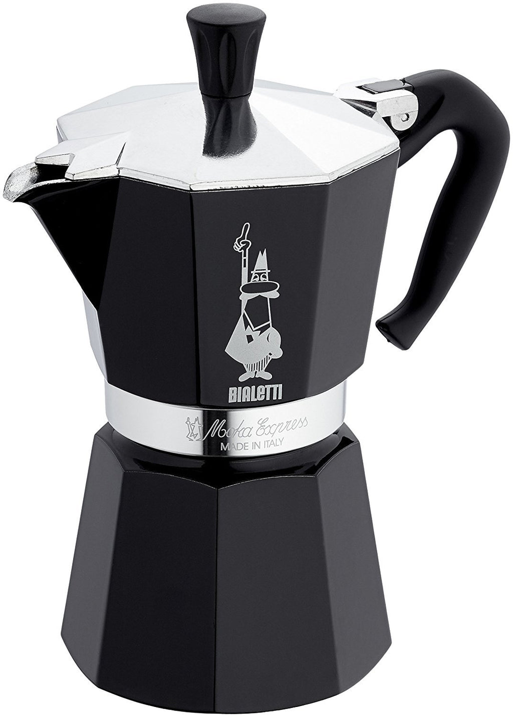 बायलेटी मोका एक्सप्रेस ब्लैक 6 कप कॉफ़ी मेकर
