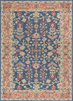 Load image into Gallery viewer, Jaipur Rugs Mythos Rugs Deep Navy/Merlot Red Color  5x8 ft 
