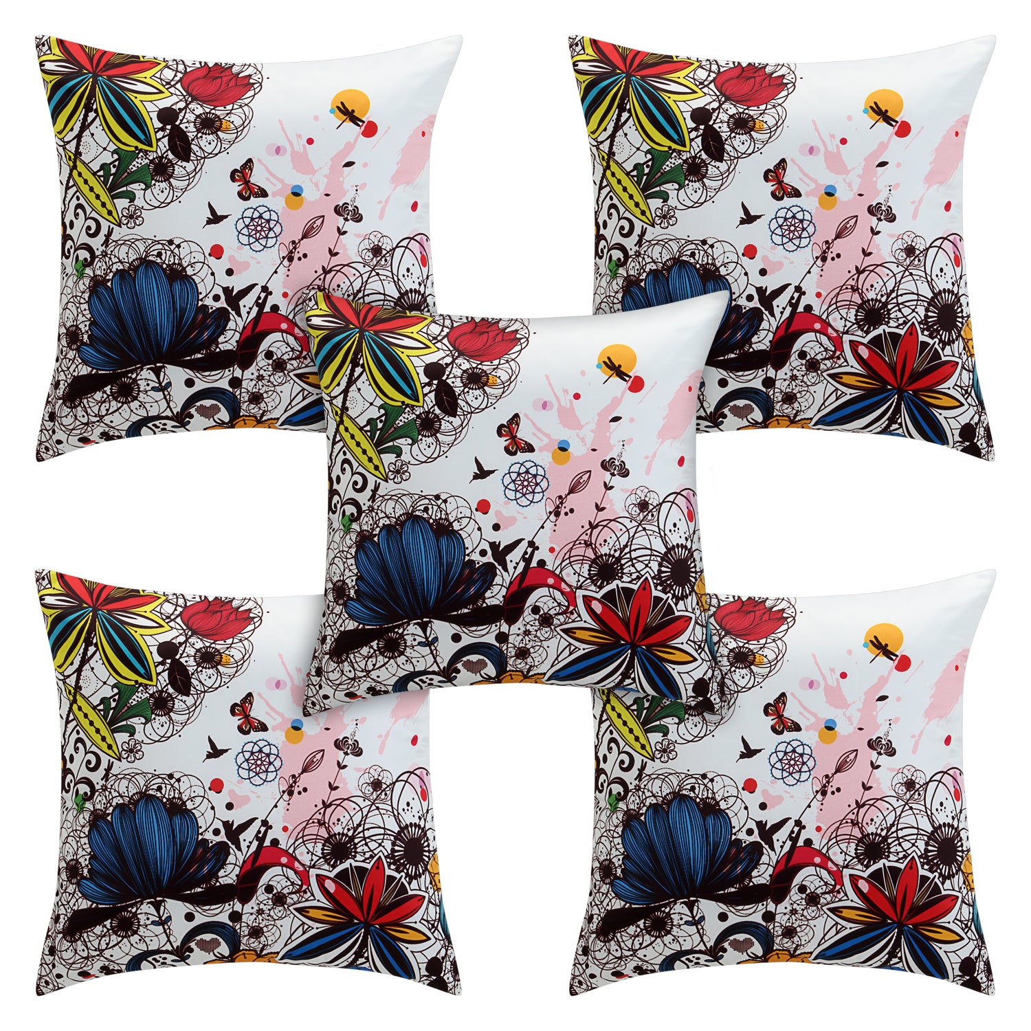 Desi Kapda Printed Cushions & Pillows Cover 