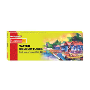 Camel Water Color Tube 18 shades (Pack of 20)