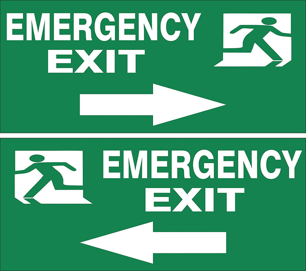 Detec™ Emergency Exit Safety Sign board