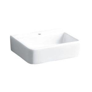 Parryware Wall Mounted Rectangle Shaped White Basin Area Atom Plus C8992