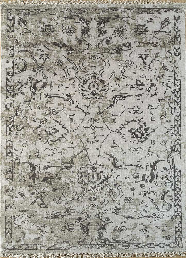 Jaipur Rugs Liberty White / Silver Mild Coarse Texture 5x8 ft