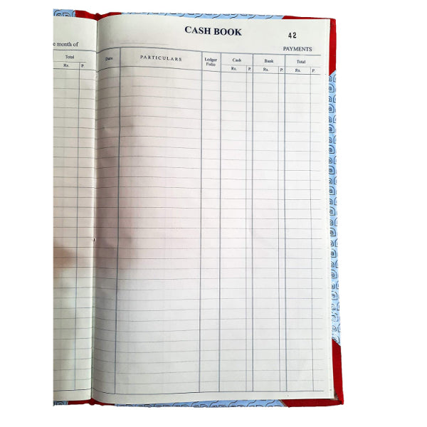 Detec™ Cash Book Register Size 3 Quire Normal Binding ( Pack of 2 )