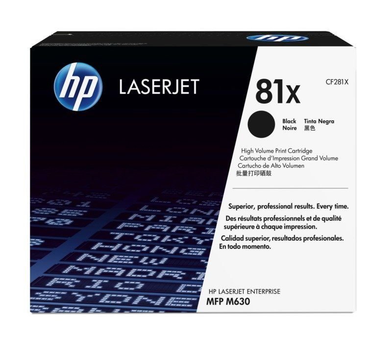 HP 81X Black Contract Laserjet Toner Cartridge