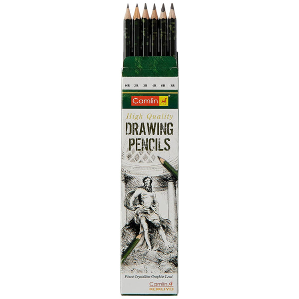 Detec™ कैमलिन ड्राइंग शेडिंग पेंसिल सेट (10 का पैक)