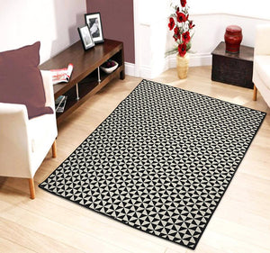 Saral Home Detec™ Geometrical Pattern Cotton Rug 