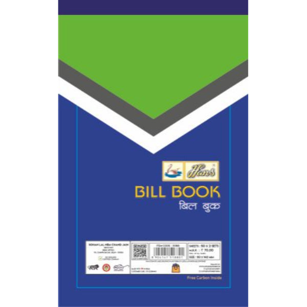 Detec™ Hans Bill Book - 50 sheets ( Pack of 6 )