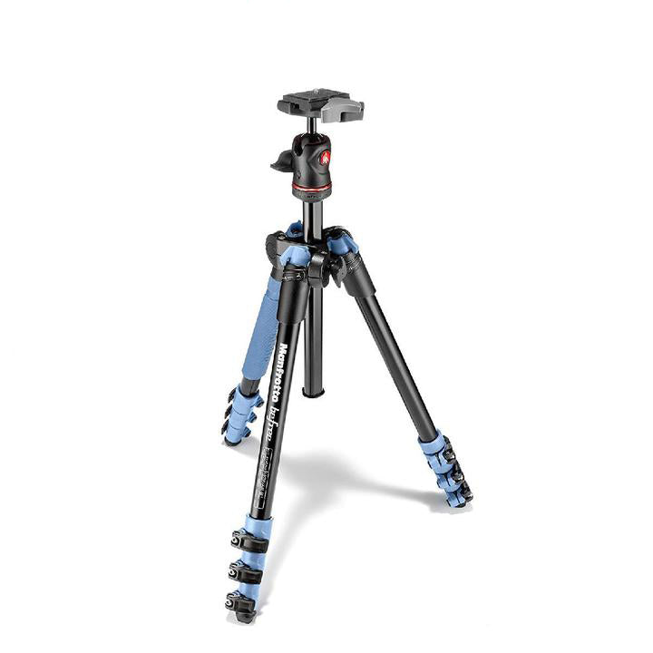 Manfrotto Befree Compact Travel Aluminum Alloy Tripod Blue