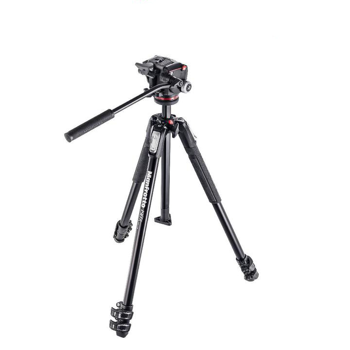 Manfrotto 190x3 Three Section Tripod With Mhxpro 2w Fluid Head