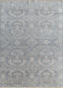 Jaipur Rugs Eden Wool Material Hand Knotted Weaving 5x8 ft BlueBell