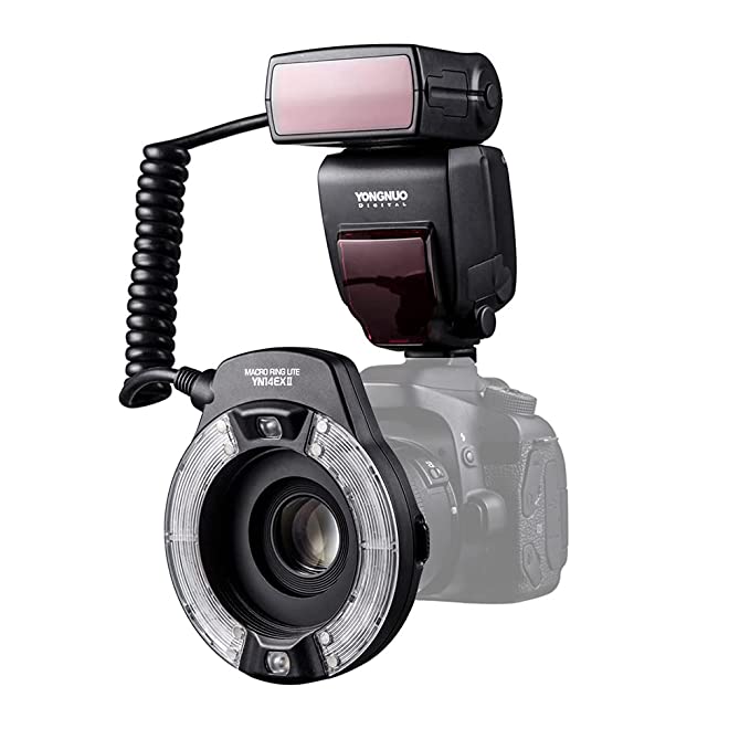 ओपन बॉक्स, कैनन डीएसएलआर कैमरों के लिए अप्रयुक्त योंगनुओ YN14EX II मैक्रो फ्लैश