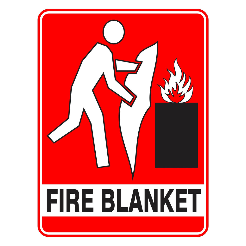 Detec™ Fire Blanket Safety Sign board