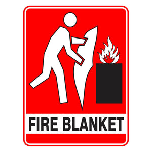 Detec™ Fire Blanket Safety Sign board