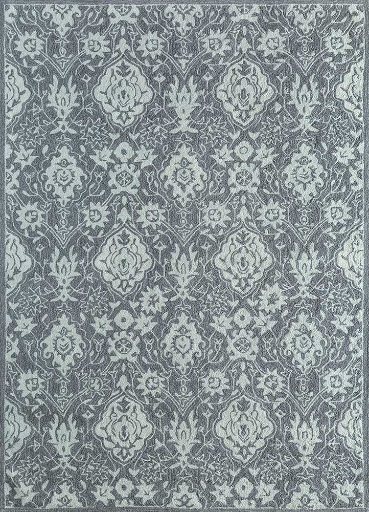 Jaipur Rugs Mythos Material Polyester Texture Soft 5x8 ft  Frost Gray