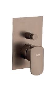 Queo Single Lever Bath & Shower Mixer For Concealed Installation (Brushed Dark Nickel)