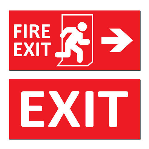 Detec™ ACP Fire Exit Safety Sign board