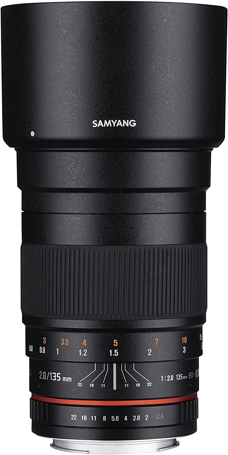 Samyang Mf 135mm F2.0 Lens For Canon Ef