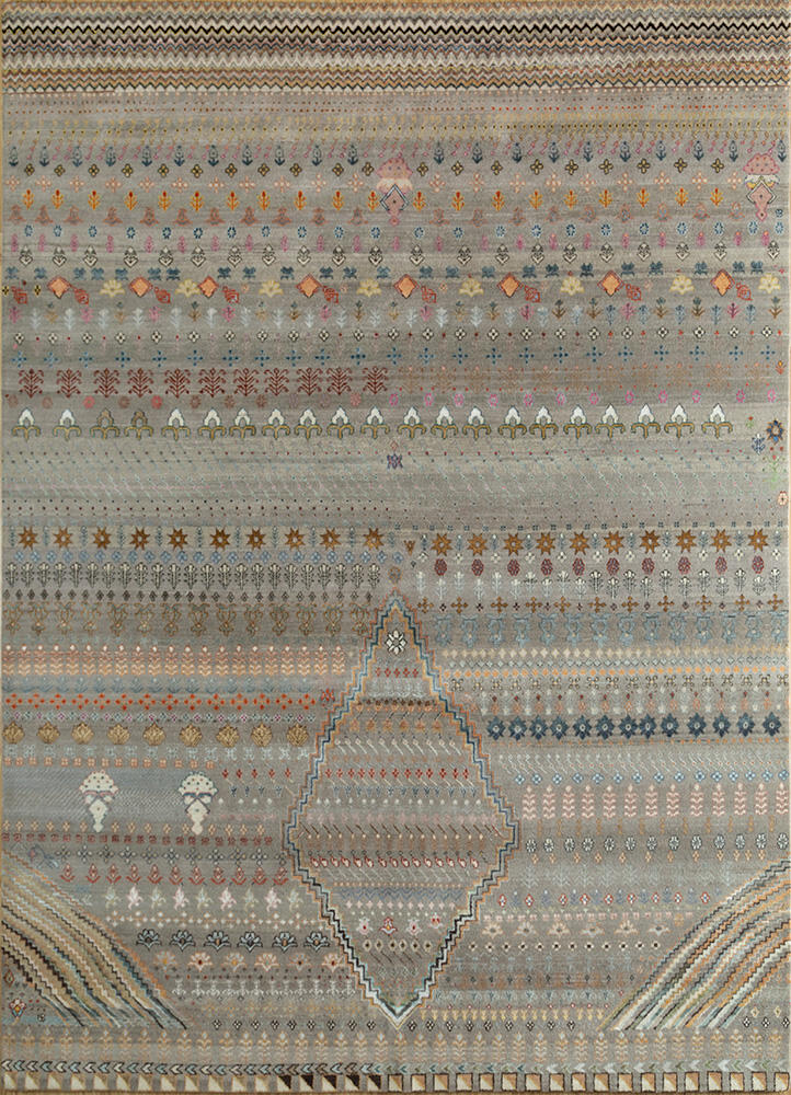 Female Multicolor Ladies Double Partition Ikat Fabric Clutch Bag, Size: 5x8  Inch