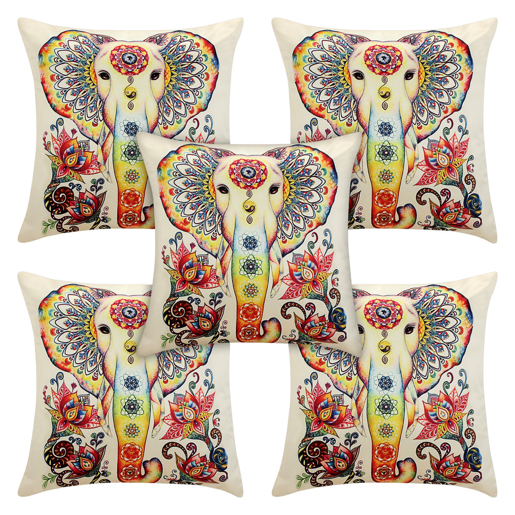 Desi Kapda Ganesh 3D Printed Cushions & Pillows Cover