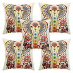 Load image into Gallery viewer, Desi Kapda Ganesh 3D Printed Cushions &amp; Pillows Cover 
