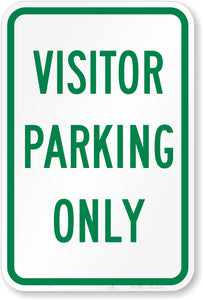 Detec™ ACP Visitor Parking Only Safety Sign Board