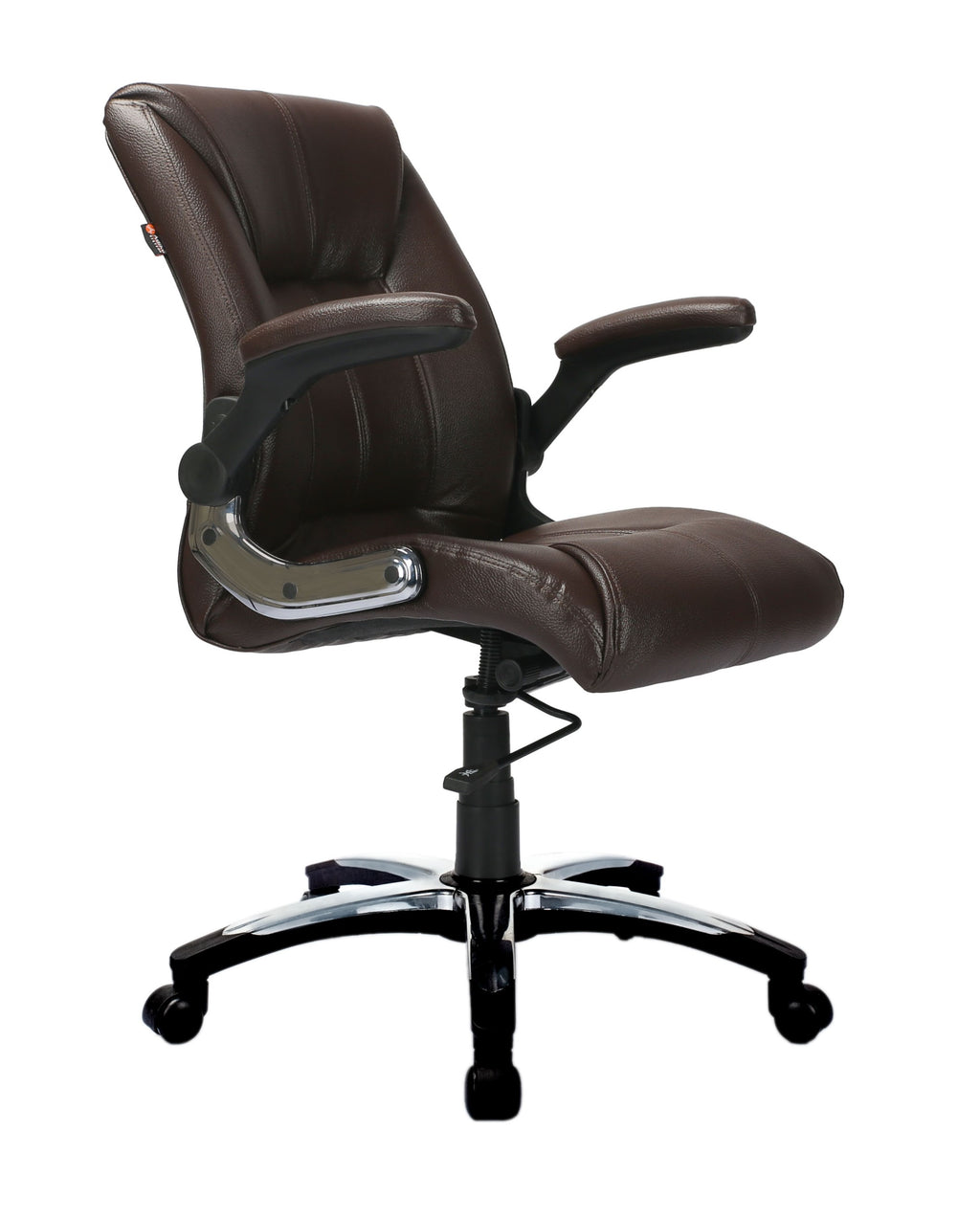 Detec™ President Medium Back Executive Office Chair in Brown