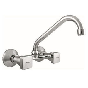 Parryware Ritz Half-turn Range G5135A1 Wall Mounted Sink Mixer with Two Knobs