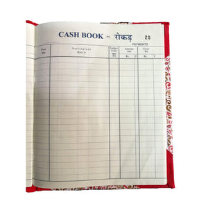 Detec™ Cash Book Note Book Size 1 Quire Normal Binding ( Pack of 6 )