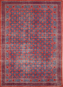 Jaipur Rugs Revolution Rugs Velvet Red/Ink Blue Color 