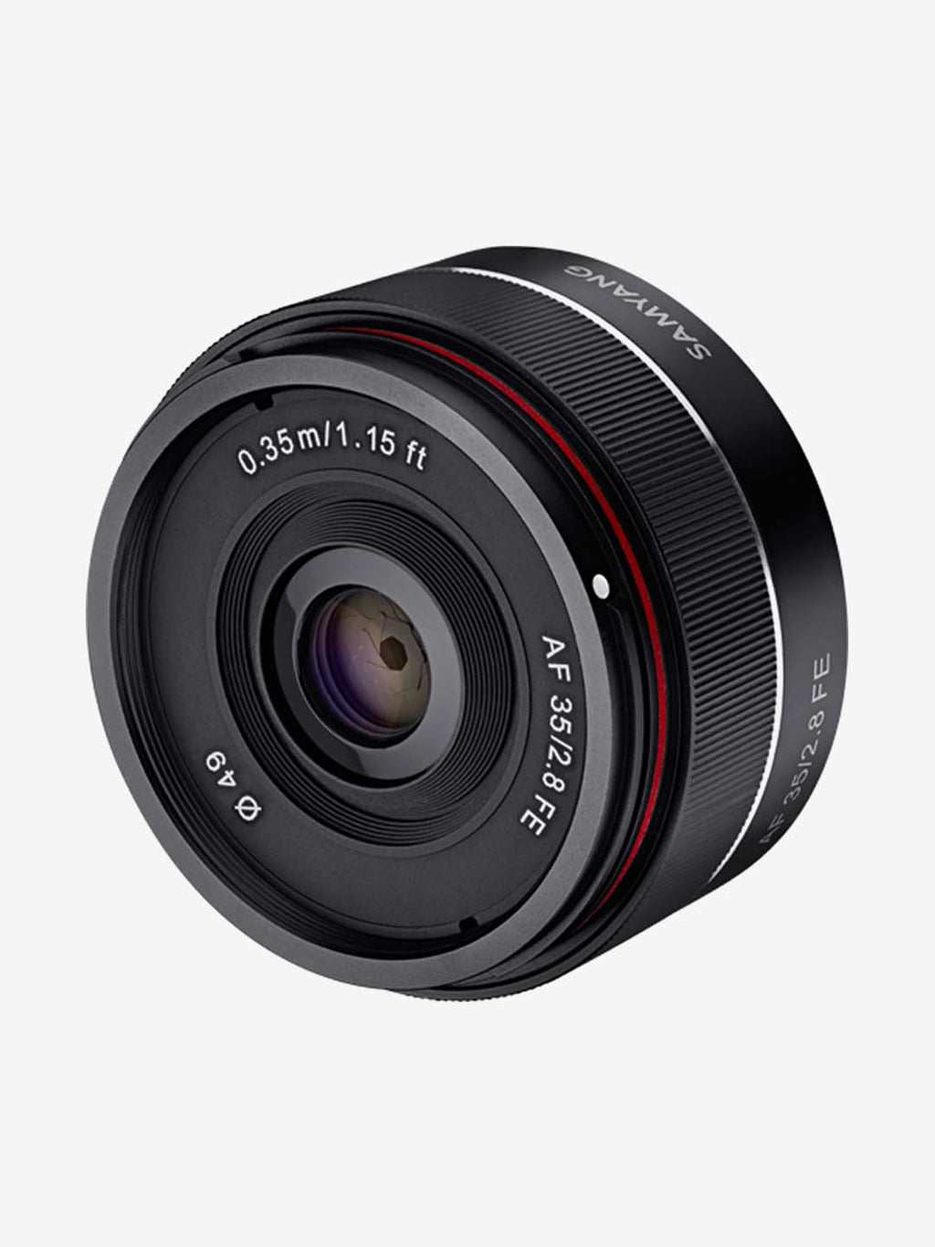 Sony E-माउंट कैमरा के लिए सैमयांग AF 35mm F2.8 FE प्राइम लेंस (काला)